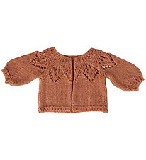 Maileg Dukketøj - Str. 4 - Strikket Cardigan - Vintage Rose
