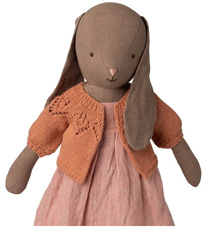 Maileg Dukketøj - Str. 4 - Strikket Cardigan - Vintage Rose