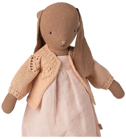 Maileg Dukketøj - Str. 3 - Strikket Cardigan - Light Rose