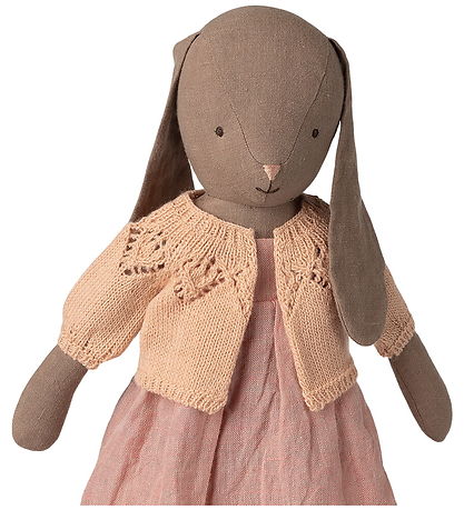 Maileg Dukketøj - Str. 4 - Strikket Cardigan - Light Rose