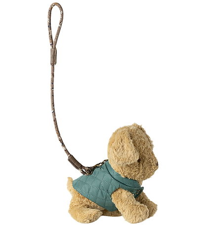 Maileg Kæledyrstilbehør - Sele og Snor - Dark Mint