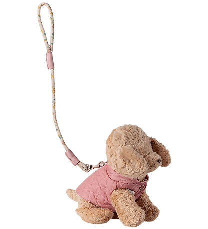 Maileg Kæledyrstilbehør - Sele og Snor - Rose