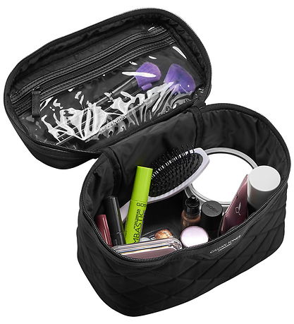 Gillian Jones Toilettaske - Sort Quilt