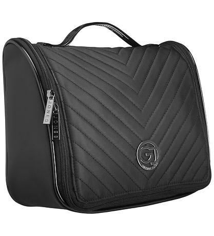 Gillian Jones Toilettaske m. Ophæng - Sort Quilt