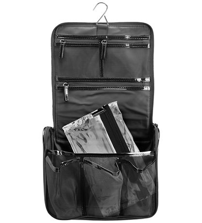 Gillian Jones Toilettaske m. Ophæng - Sort Quilt