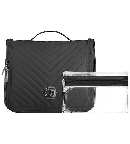 Gillian Jones Toilettaske m. Ophæng - Sort Quilt