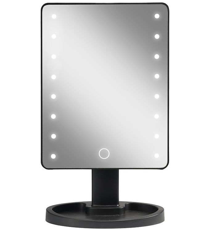 Gillian Jones Bordspejl - Firkant - Touch/LED - Sort