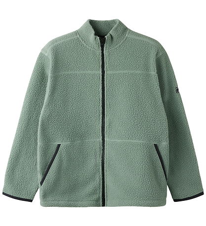 Name It Fleecejakke - Teddy - NkmBulin - Chinois Green