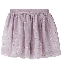 Name It Nederdel - Tyl - NmfVabos - Lavender Fog/FLOWERS