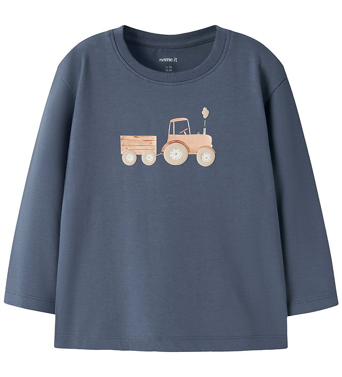 NAME IT Bluse Fotroels Vintage Indigo