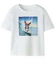 Name It T-shirt - NmmVoto - Bright White/Surfer Dog