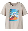 Name It T-Shirt - NmmVoto - Chateau Gray/Sheep