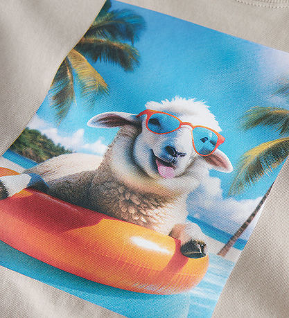 Name It T-Shirt - NmmVoto - Chateau Gray/Sheep