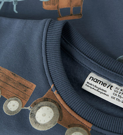 Name It Sweatshirt - NmmFotractor - Vintage Indigo