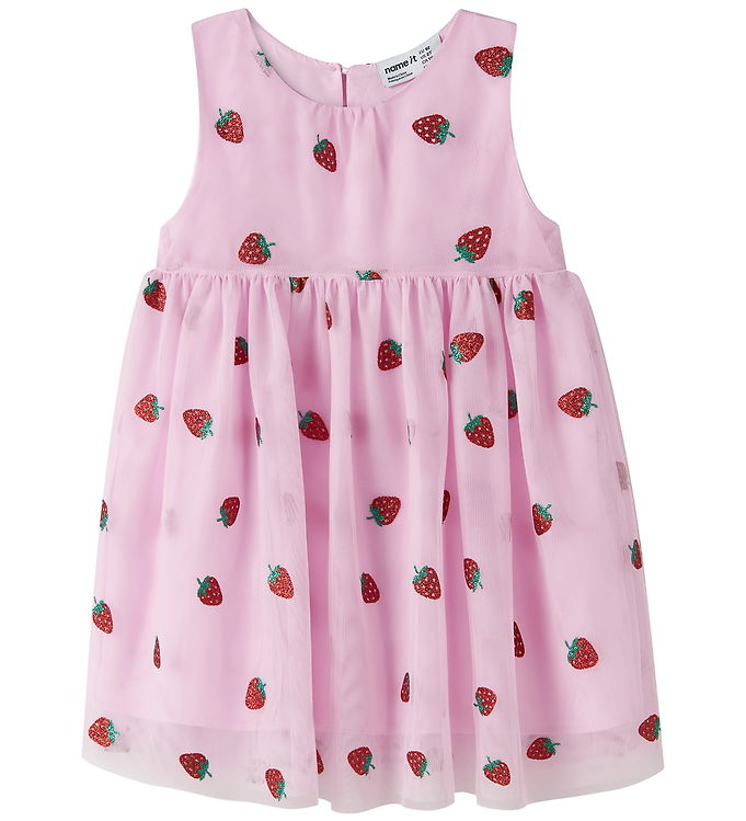 Name It Kjole - Tyl - NmfVabos - Pirouette/STAWBERRIES