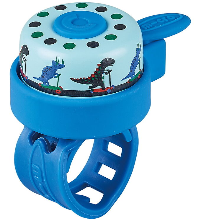 Micro Ringeklokke - Scootersaurus - Blå/Grøn