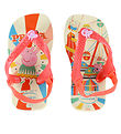 Havaianas Klipklapper - Baby Peppa Pig - Buttercre/Coral