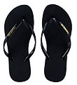 Havaianas Klipklapper - Slim Logo Metallic - Black/Gold