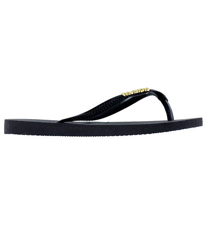 Havaianas Klipklapper - Slim Logo Metallic - Black/Gold