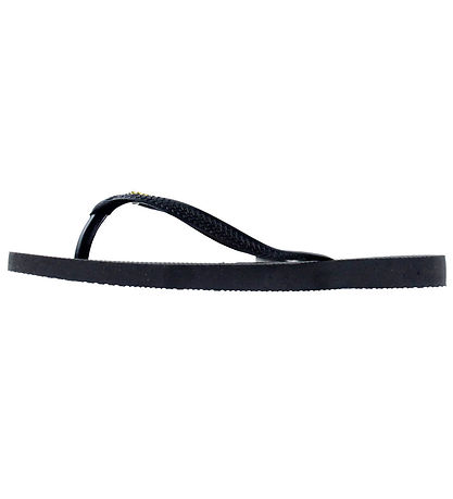 Havaianas Klipklapper - Slim Logo Metallic - Black/Gold