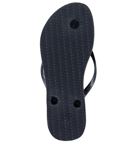 Havaianas Klipklapper - Slim Logo Metallic - Black/Gold