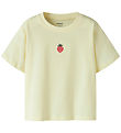 Name It T-shirt - NmfVictoria - Pear Sorbet/Strawberry Embroider