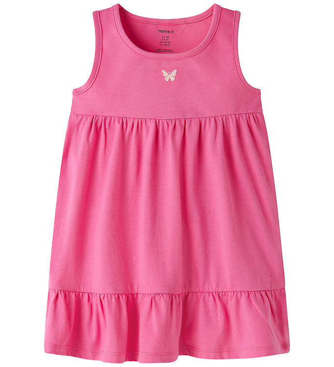 Name It Kjole - NmfVictoria - Strawberry Moon/Butterfly Embroide