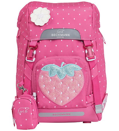 Beckmann Skoletaske - Classic - Strawberry - Pink