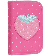 Beckmann Penalhus m. Indhold - Strawberry - Pink