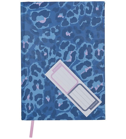 Beckmann Bogbind - Elastisk - Blå/Cheetah