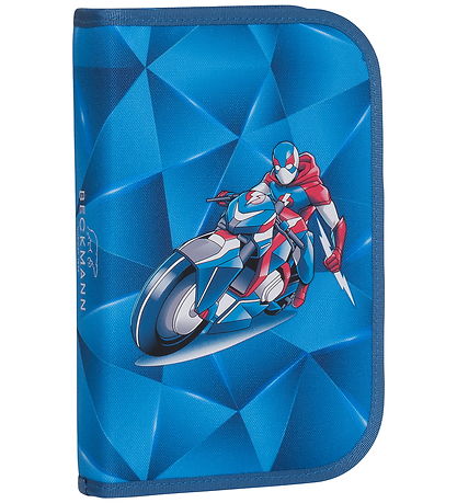 Beckmann Penalhus m. Indhold - Blue Lightning/Blue