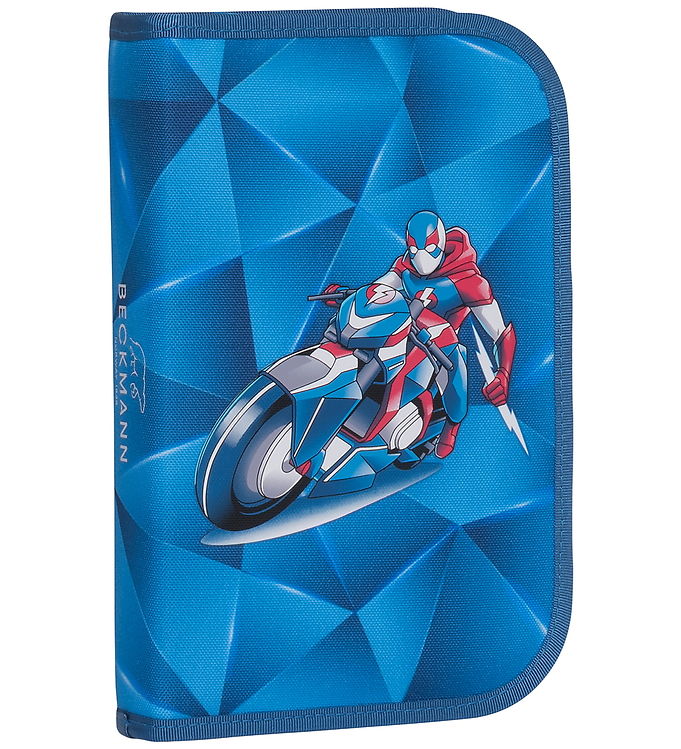 Beckmann Penalhus m. Indhold - Blue Lightning/Blue