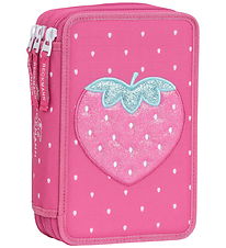 Beckmann Penalhus m. Indhold - Pink/Strawberry