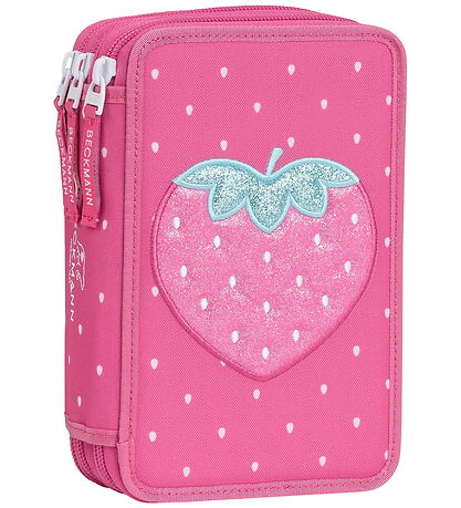 Beckmann Penalhus m. Indhold - Pink/Strawberry