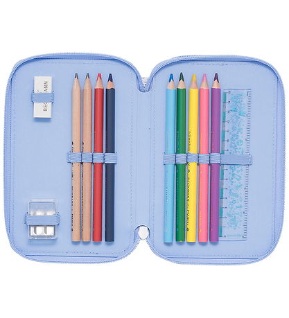 Beckmann Penalhus m. Indhold - Seashell/Light Blue