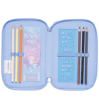 Beckmann Penalhus m. Indhold - Seashell/Light Blue