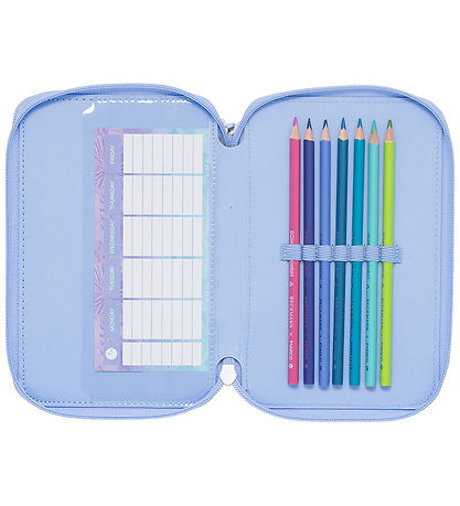 Beckmann Penalhus m. Indhold - Seashell/Light Blue