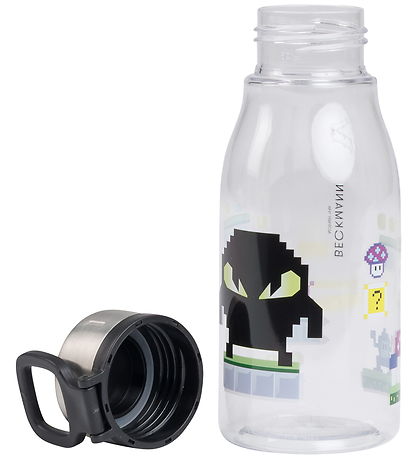 Beckmann Water Bottle - 400 mL - Pixels/Black