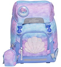 Beckmann Skólataska - Classic+ - Skel/Light Blue
