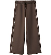 Name It Sweatpants - NknDunne - Wide - Chocolate Martini