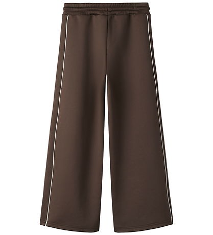 Name It Sweatpants - NknDunne - Wide - Chocolate Martini