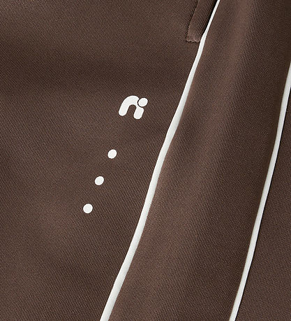 Name It Sweatpants - NknDunne - Wide - Chocolate Martini