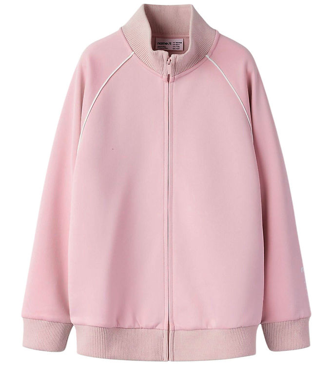 Name It Dunne - Børne Sweat Cardigan - Pink - 134-140