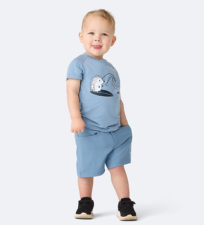 ISBJÖRN OF SWEDEN T-shirt - Buddy - Lagoon