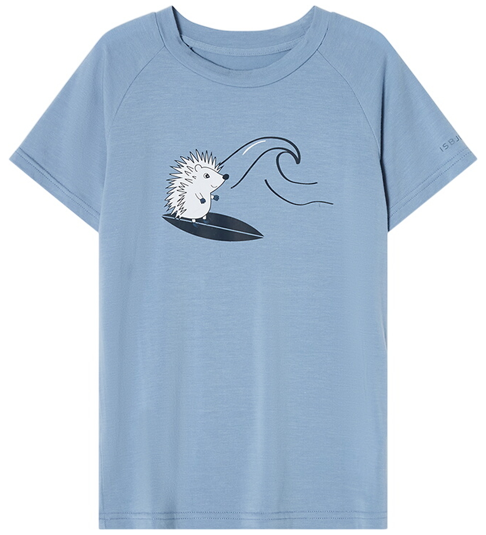 Isbjörn of Sweden T-Shirt - Buddy - Lagune - ISBJÖRN OF SWEDEN - 7-8 Jahre (122-128) - T-Shirts