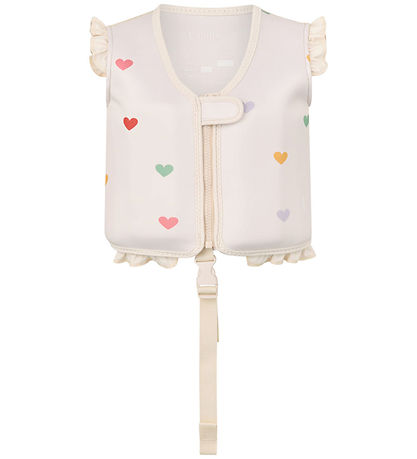 Vanilla Copenhagen Svømmevest - Neo - Hearts - Cream