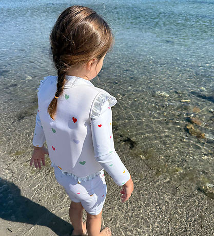 Vanilla Copenhagen Svømmevest - Neo - Hearts - Cream