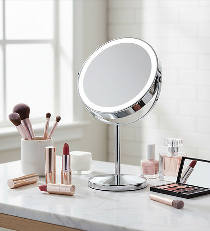 Gillian Jones Bordspejl - LED - Chrom