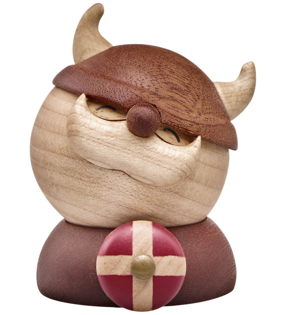 Fablewood Holger Die Große Viking - Holz - 7x6 cm - FableWood - One Size - Dekoration
