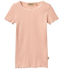 Wheat T-shirt - Rib - Katie - Rose Cloud